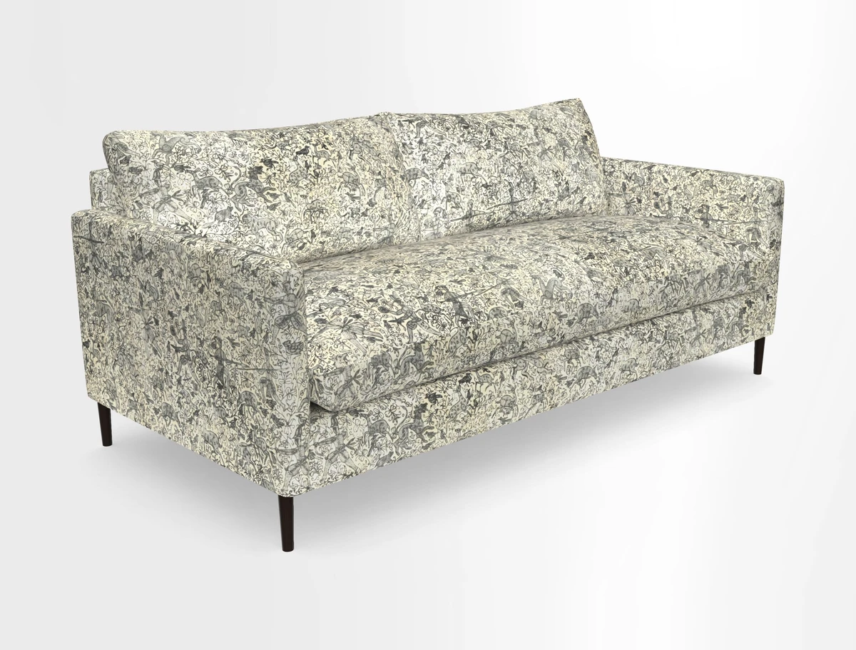 Heyshott 3 Seater Sofa in Two Tone Plain Biscuit. Loose cover option available
