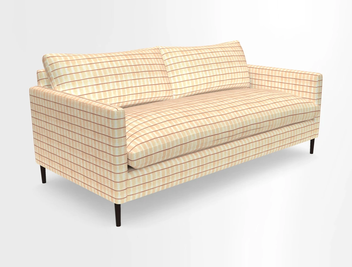 Heyshott 3 Seater Sofa in Two Tone Plain Biscuit. Loose cover option available