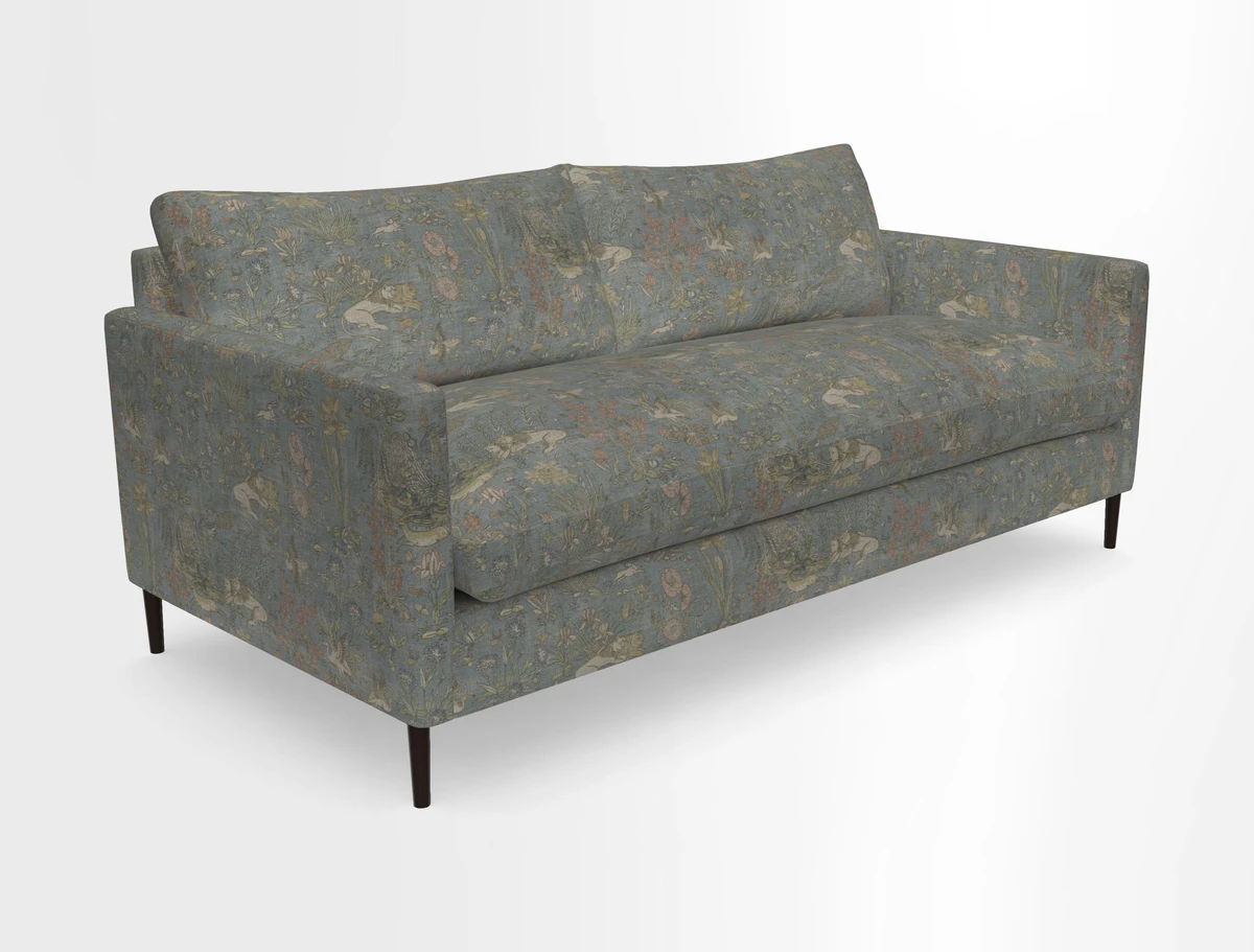 Heyshott 3 Seater Sofa in Two Tone Plain Biscuit. Loose cover option available