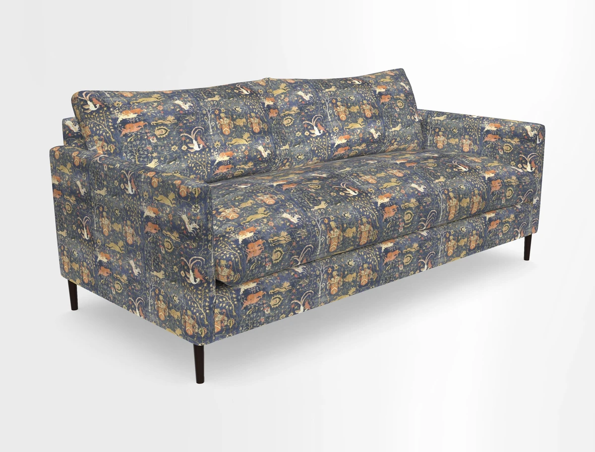 Heyshott 3 Seater Sofa in Two Tone Plain Biscuit. Loose cover option available