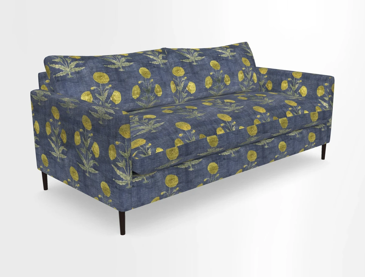 Heyshott 3 Seater Sofa in Two Tone Plain Biscuit. Loose cover option available