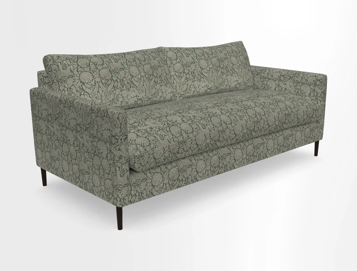 Heyshott 3 Seater Sofa in Two Tone Plain Biscuit. Loose cover option available