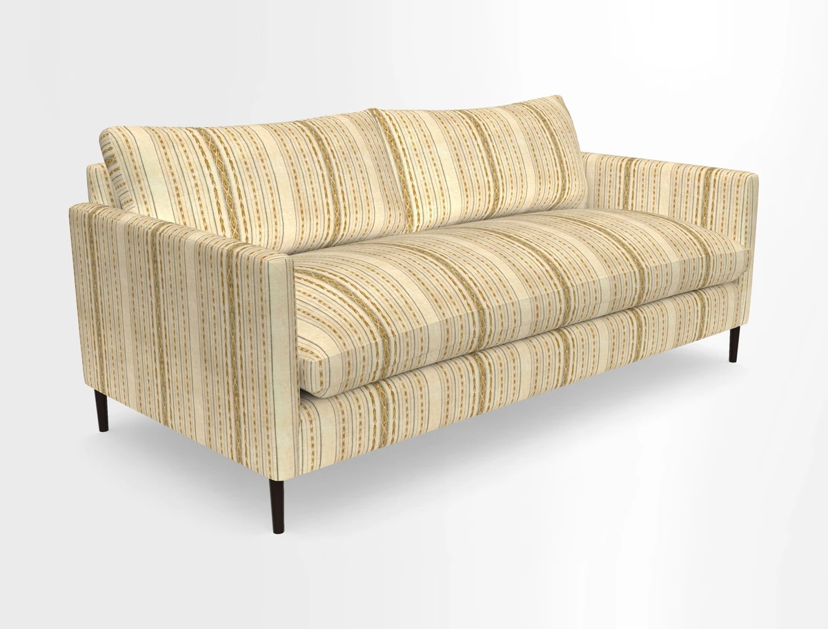 Heyshott 3 Seater Sofa in Two Tone Plain Biscuit. Loose cover option available