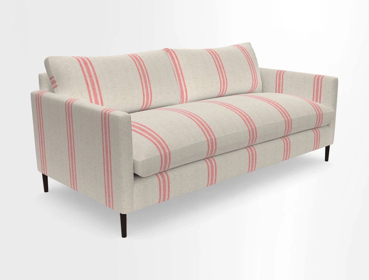 Heyshott 3 Seater Sofa in Two Tone Plain Biscuit. Loose cover option available