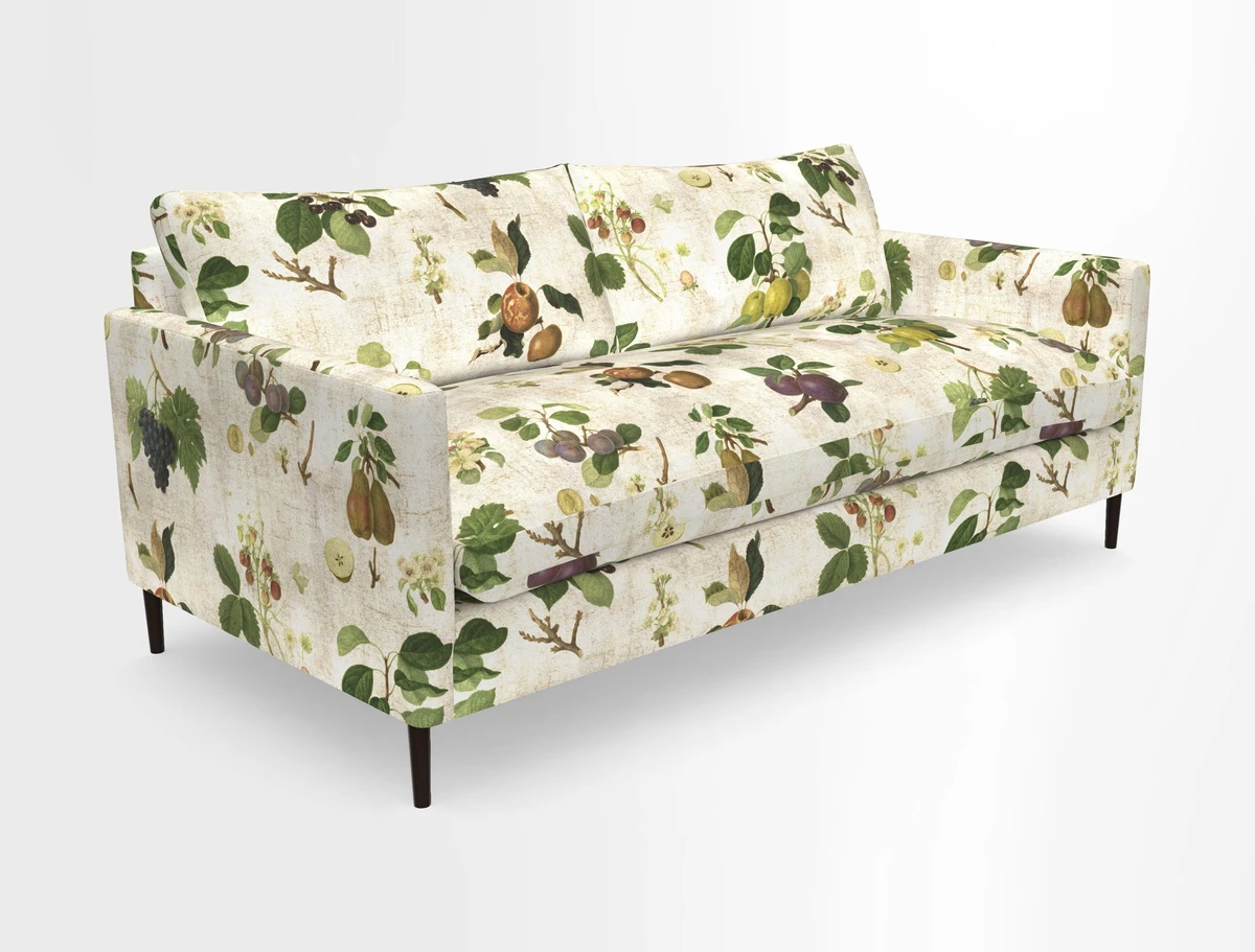 Heyshott 3 Seater Sofa in Two Tone Plain Biscuit. Loose cover option available