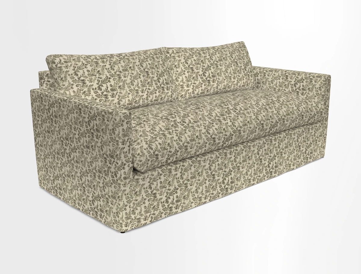 Heyshott 3 Seater Sofa in Two Tone Plain Biscuit. Loose cover option available