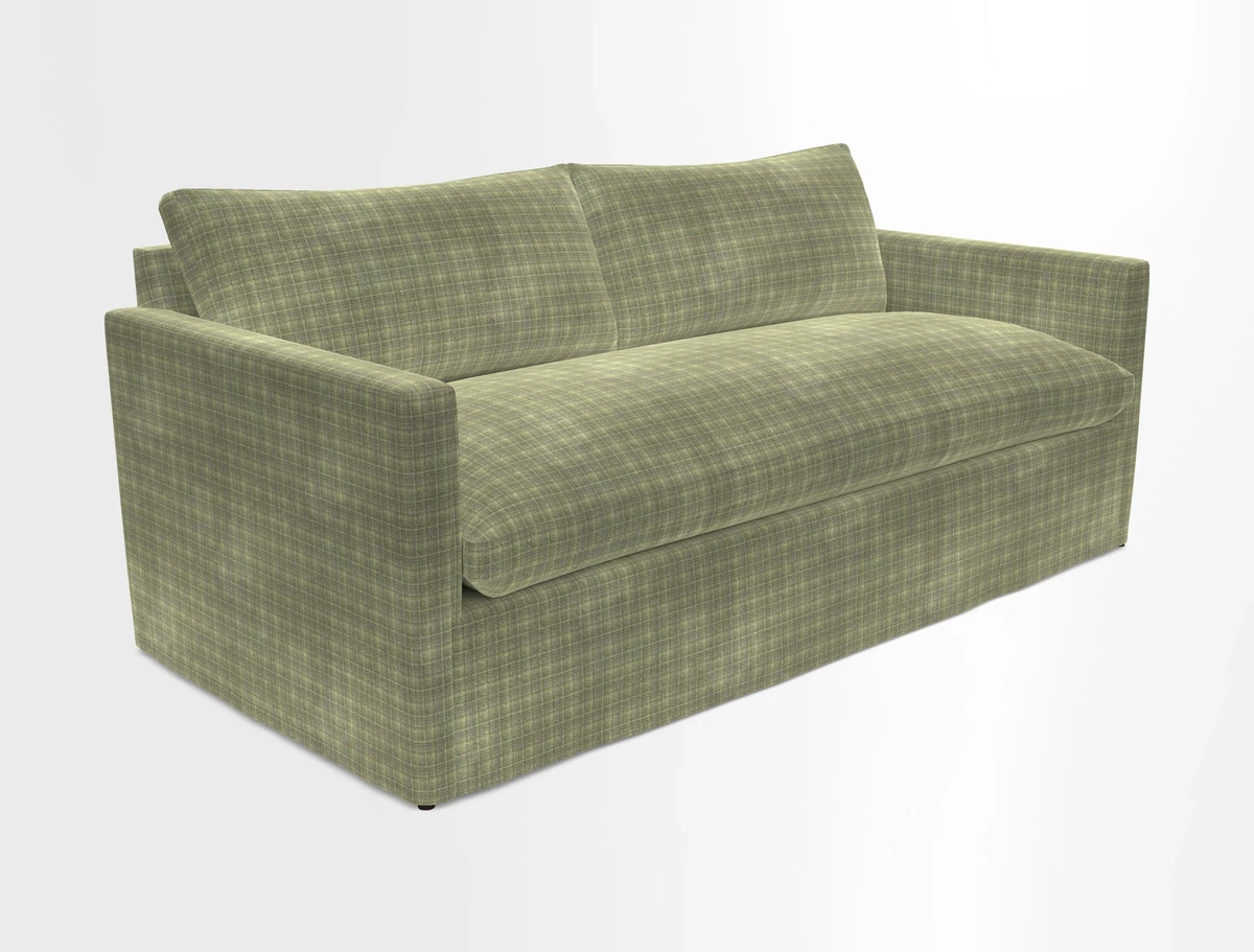 Heyshott 3 Seater Sofa in Two Tone Plain Biscuit. Loose cover option available