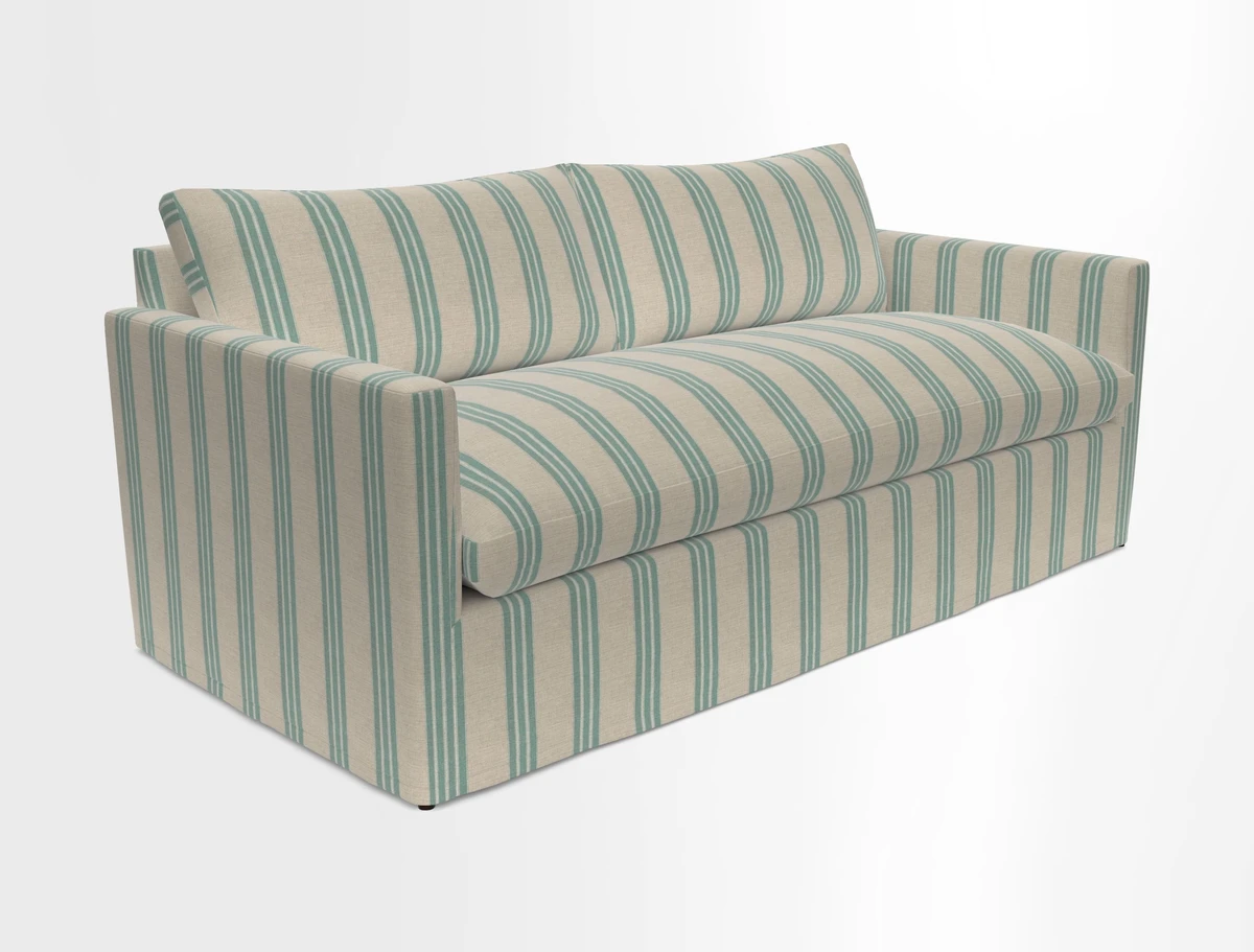 Heyshott 3 Seater Sofa in Two Tone Plain Biscuit. Loose cover option available
