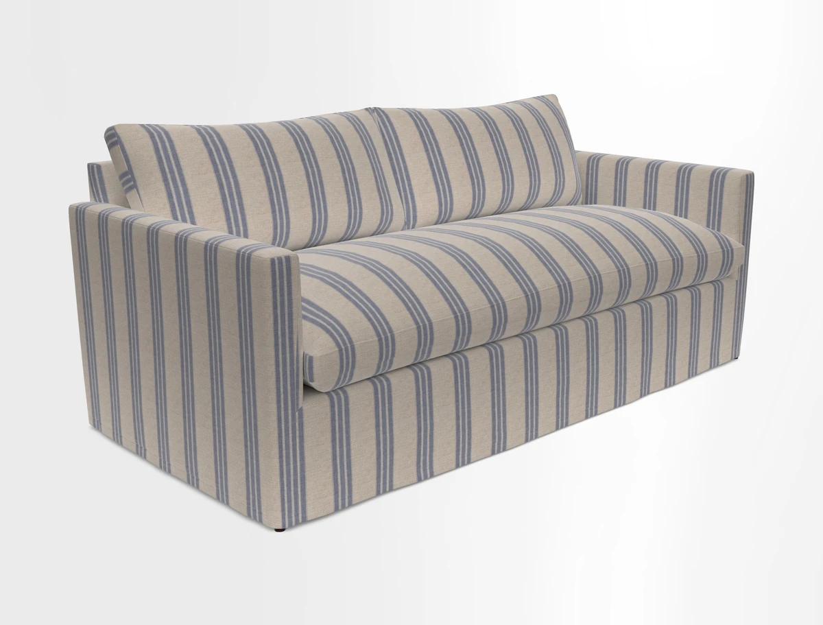 Heyshott 3 Seater Sofa in Two Tone Plain Biscuit. Loose cover option available