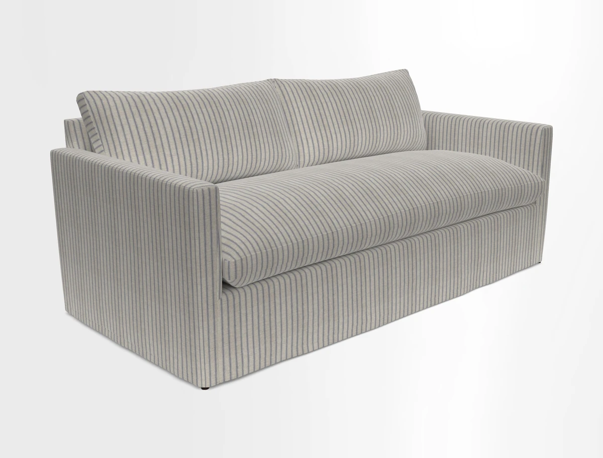 Heyshott 3 Seater Sofa in Two Tone Plain Biscuit. Loose cover option available