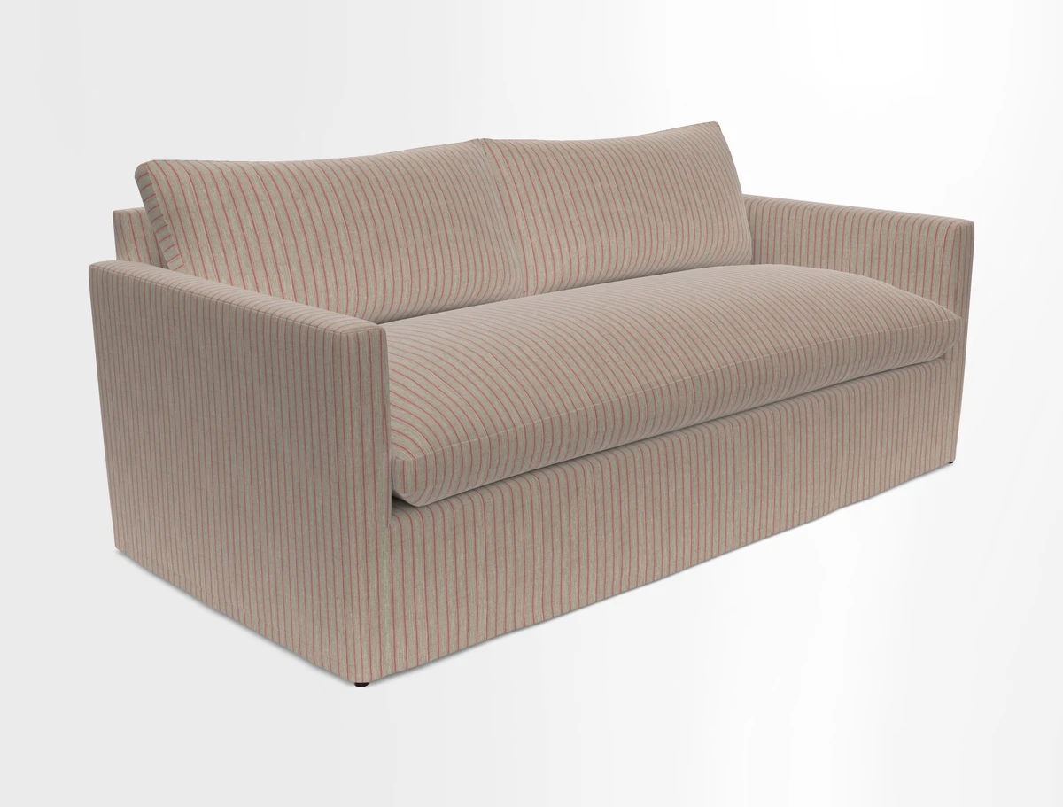Heyshott 3 Seater Sofa in Two Tone Plain Biscuit. Loose cover option available