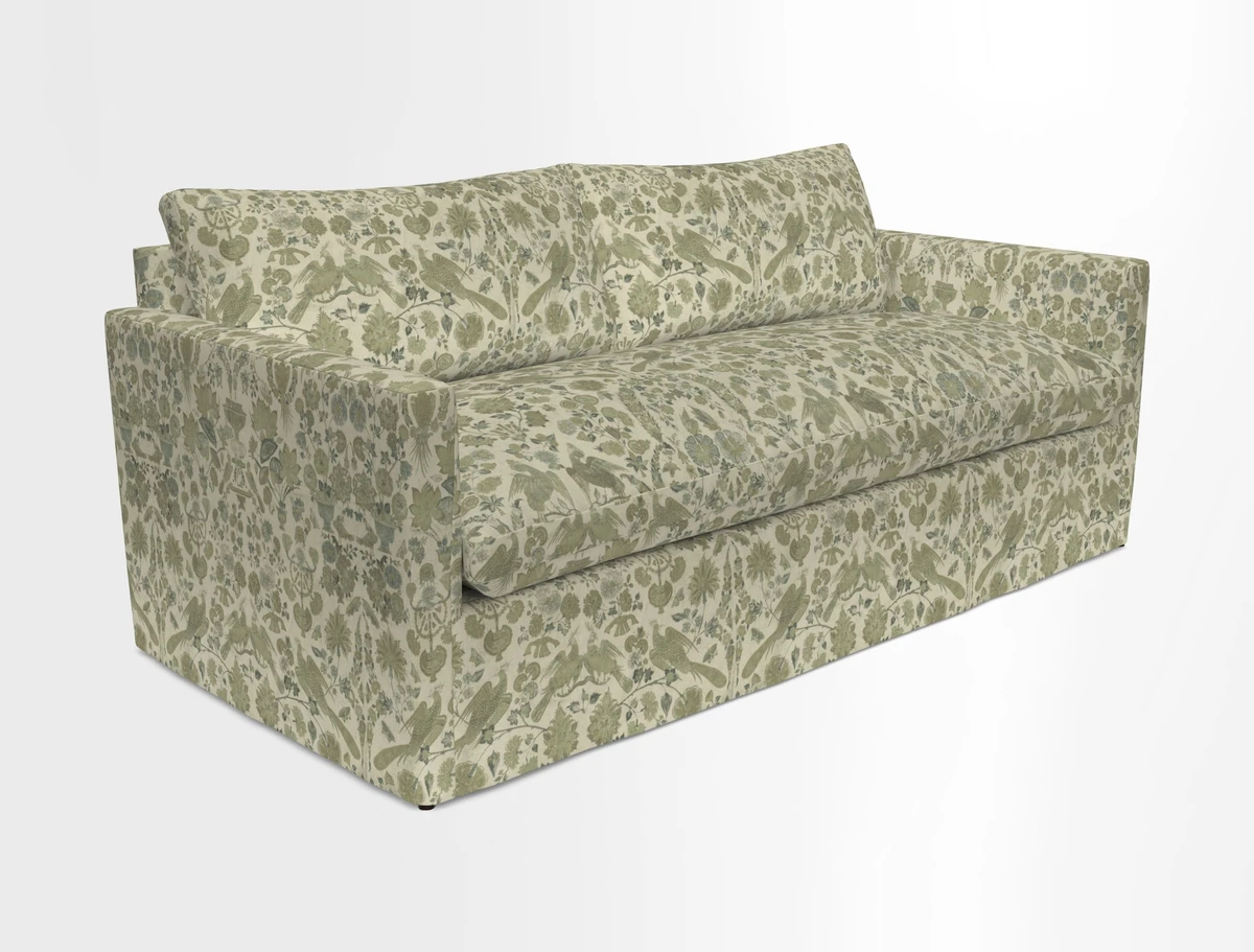 Heyshott 3 Seater Sofa in Two Tone Plain Biscuit. Loose cover option available