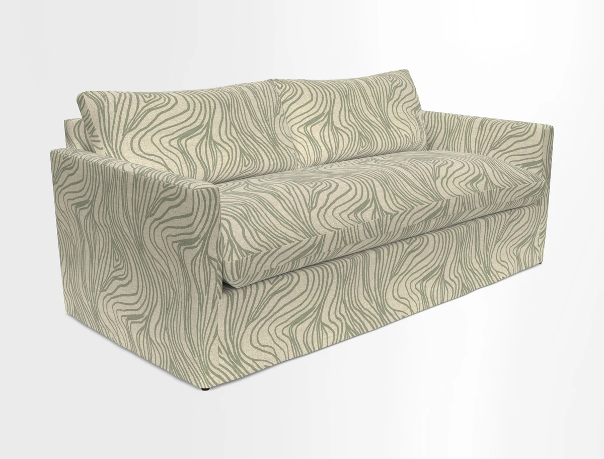 Heyshott 3 Seater Sofa in Two Tone Plain Biscuit. Loose cover option available