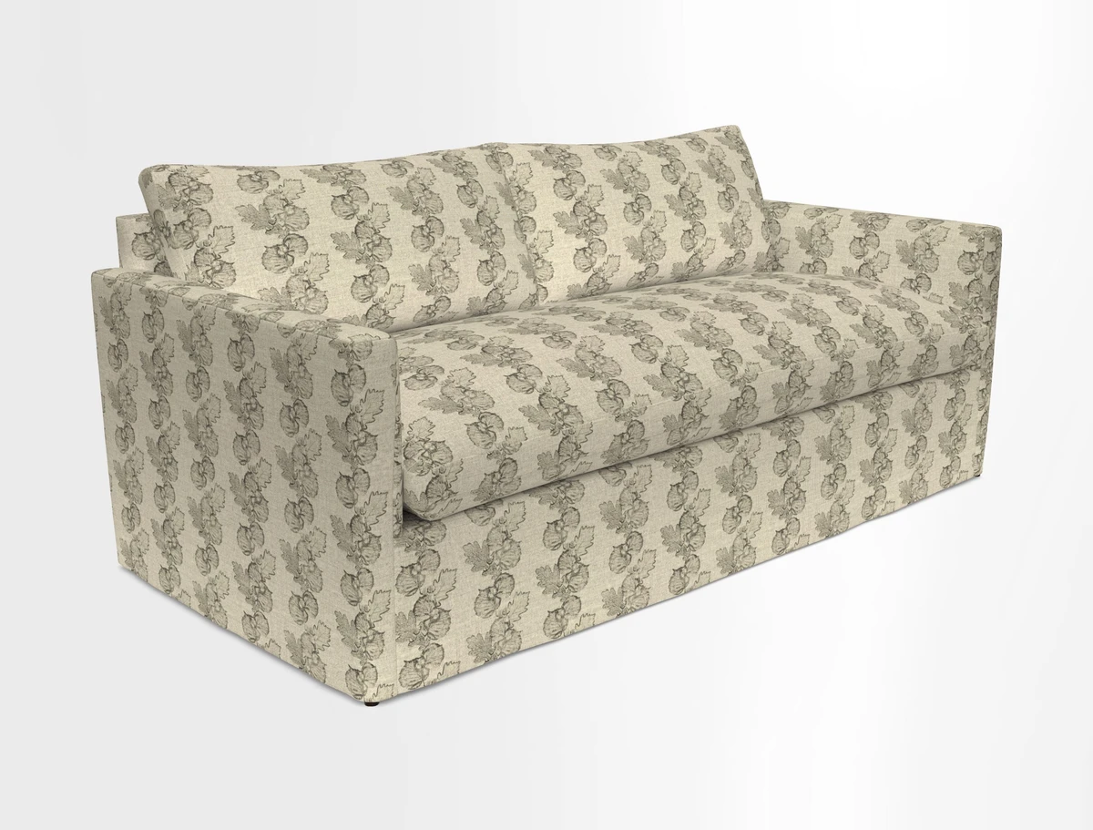 Heyshott 3 Seater Sofa in Two Tone Plain Biscuit. Loose cover option available