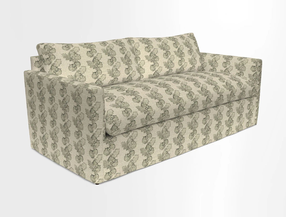 Heyshott 3 Seater Sofa in Two Tone Plain Biscuit. Loose cover option available