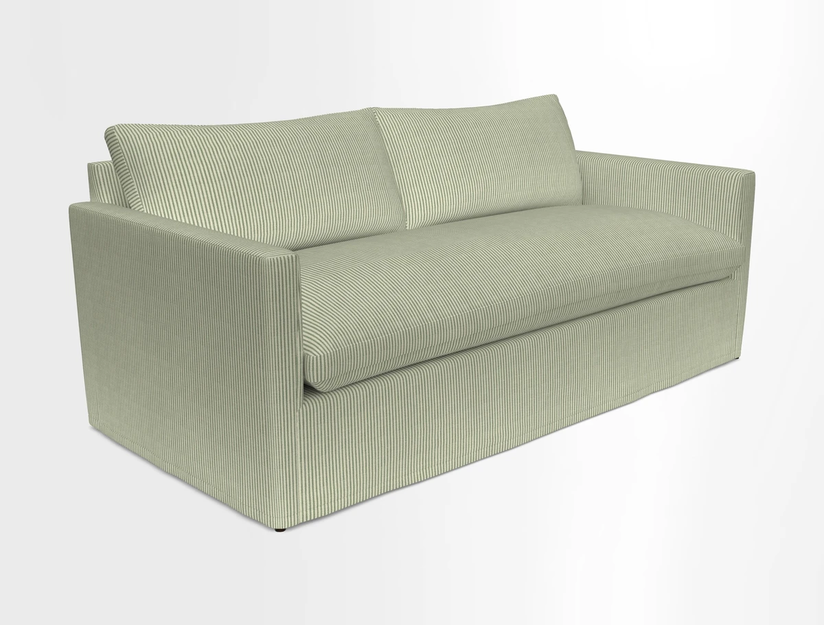 Heyshott 3 Seater Sofa in Two Tone Plain Biscuit. Loose cover option available