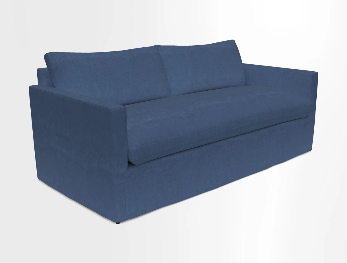 Heyshott 3 Seater Sofa in Two Tone Plain Biscuit. Loose cover option available