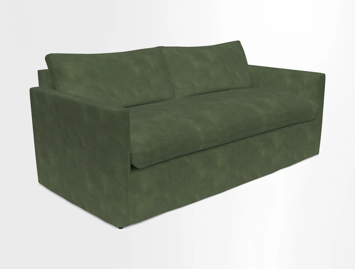 Heyshott 3 Seater Sofa in Two Tone Plain Biscuit. Loose cover option available