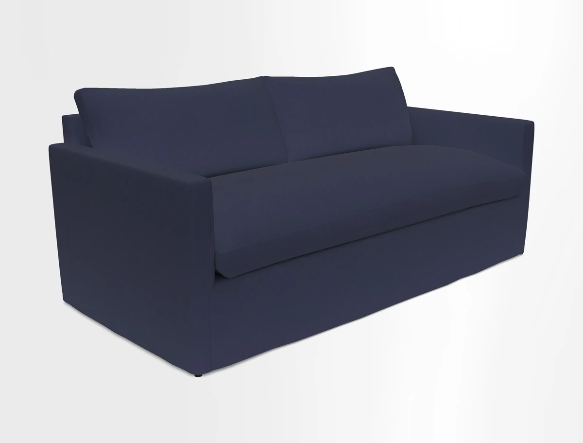 Heyshott 3 Seater Sofa in Two Tone Plain Biscuit. Loose cover option available