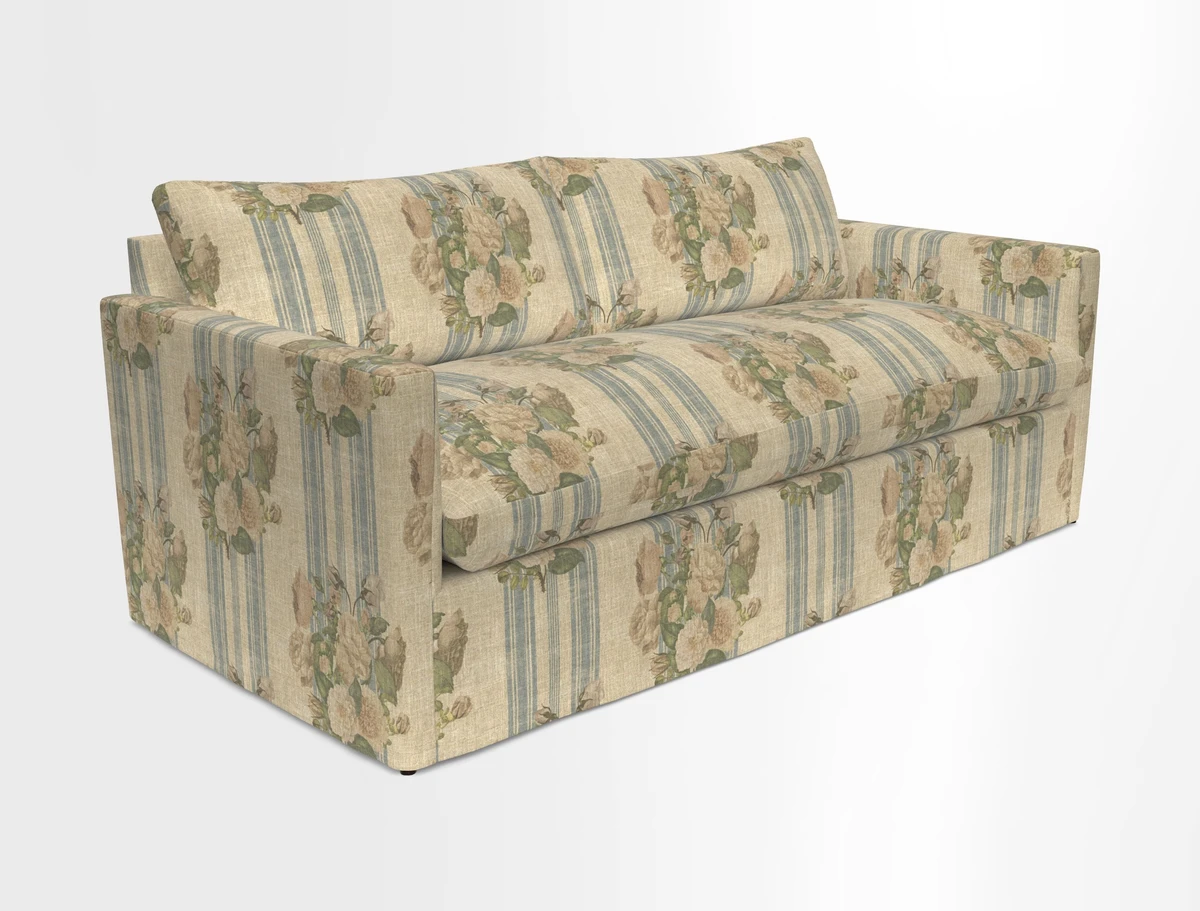 Heyshott 3 Seater Sofa in Two Tone Plain Biscuit. Loose cover option available
