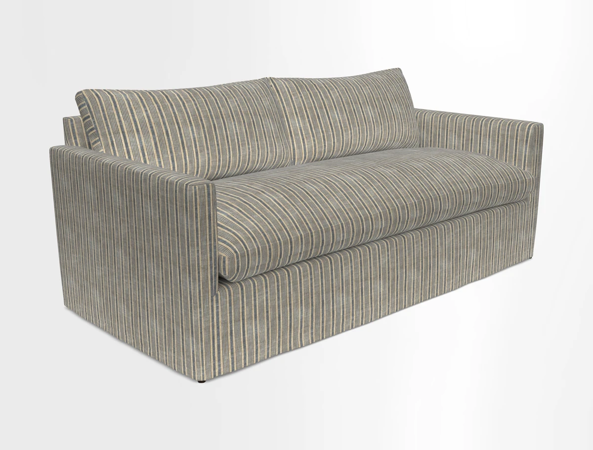 Heyshott 3 Seater Sofa in Two Tone Plain Biscuit. Loose cover option available