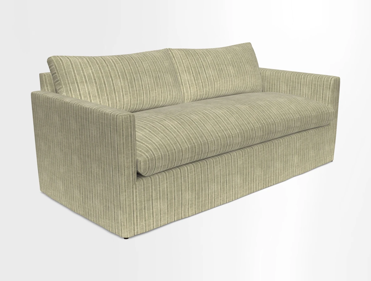 Heyshott 3 Seater Sofa in Two Tone Plain Biscuit. Loose cover option available