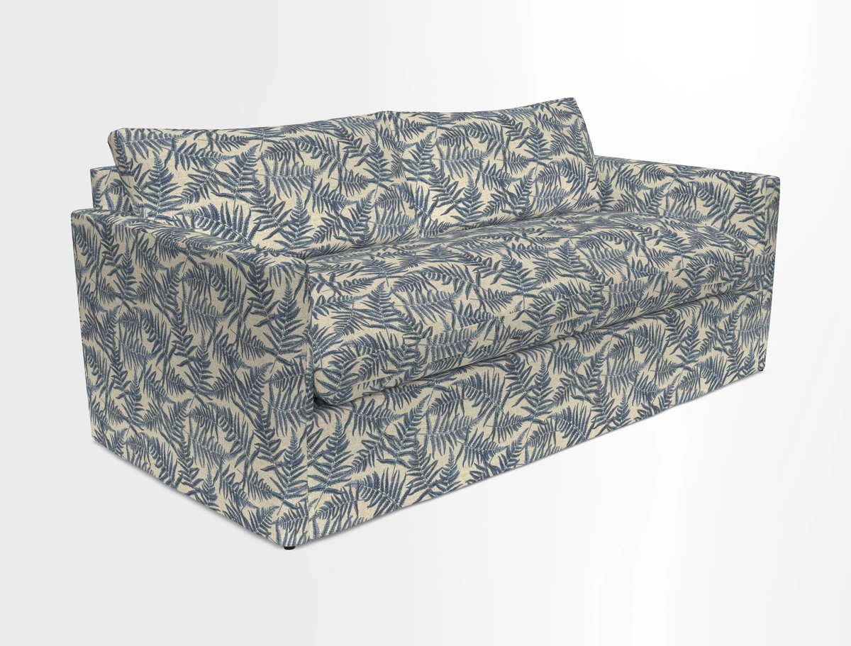 Heyshott 3 Seater Sofa in Two Tone Plain Biscuit. Loose cover option available
