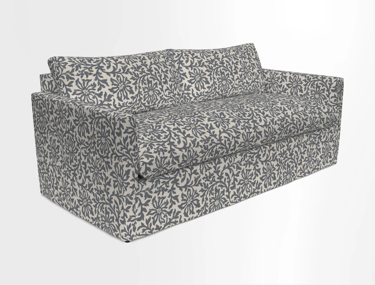 Heyshott 3 Seater Sofa in Two Tone Plain Biscuit. Loose cover option available