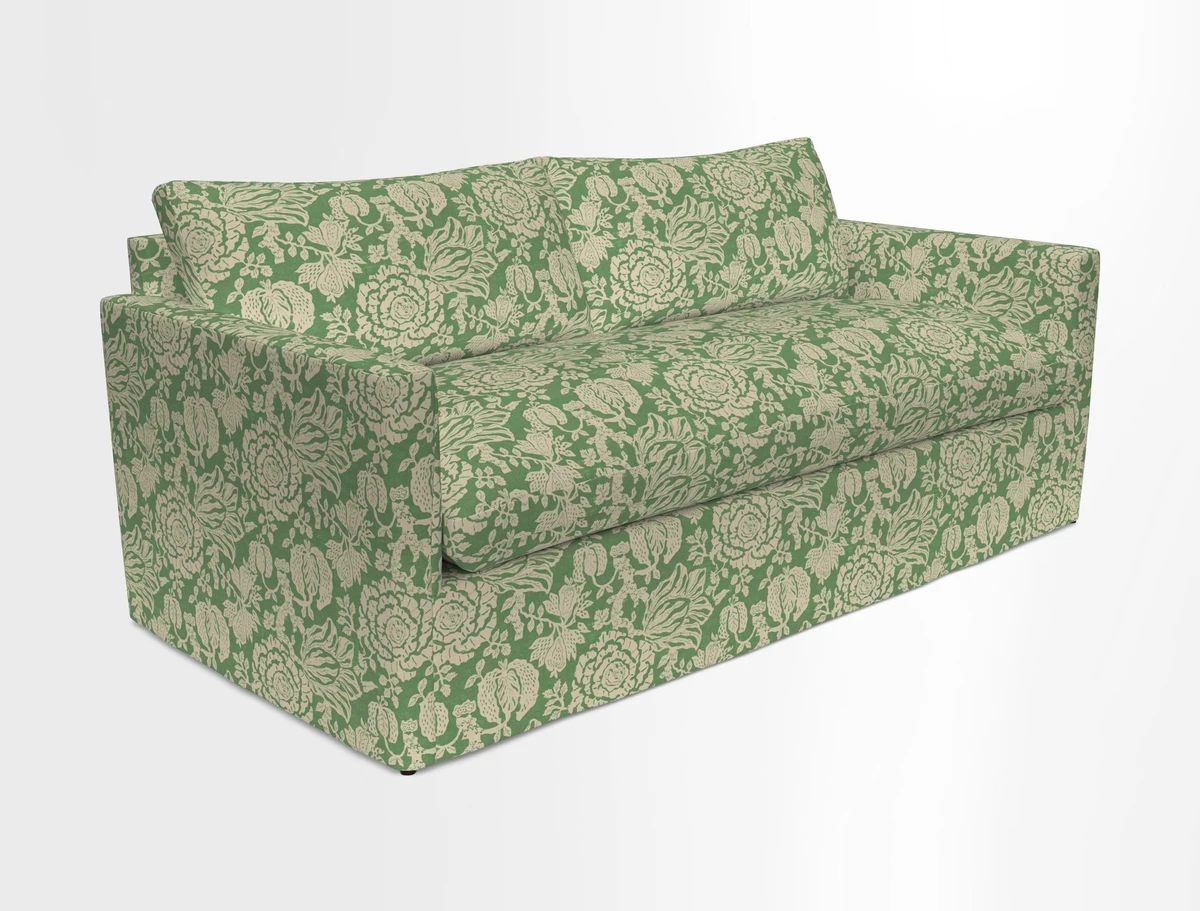 Heyshott 3 Seater Sofa in Two Tone Plain Biscuit. Loose cover option available