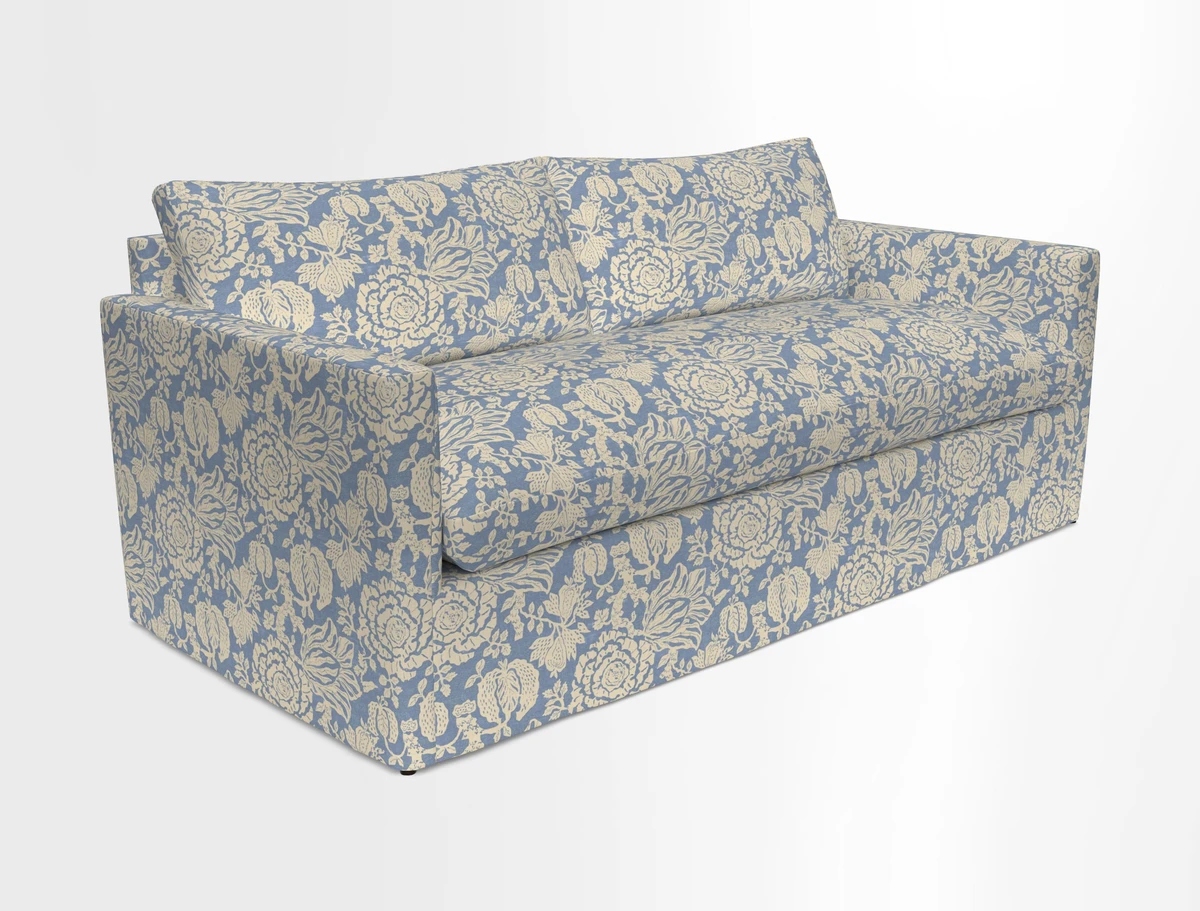 Heyshott 3 Seater Sofa in Two Tone Plain Biscuit. Loose cover option available