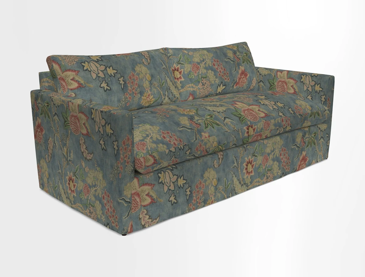 Heyshott 3 Seater Sofa in Two Tone Plain Biscuit. Loose cover option available