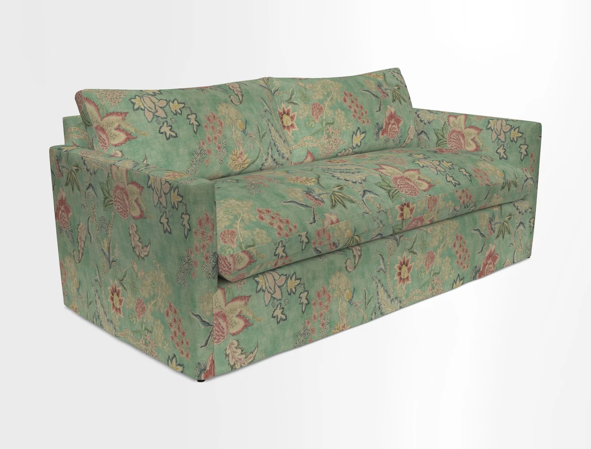Heyshott 3 Seater Sofa in Two Tone Plain Biscuit. Loose cover option available
