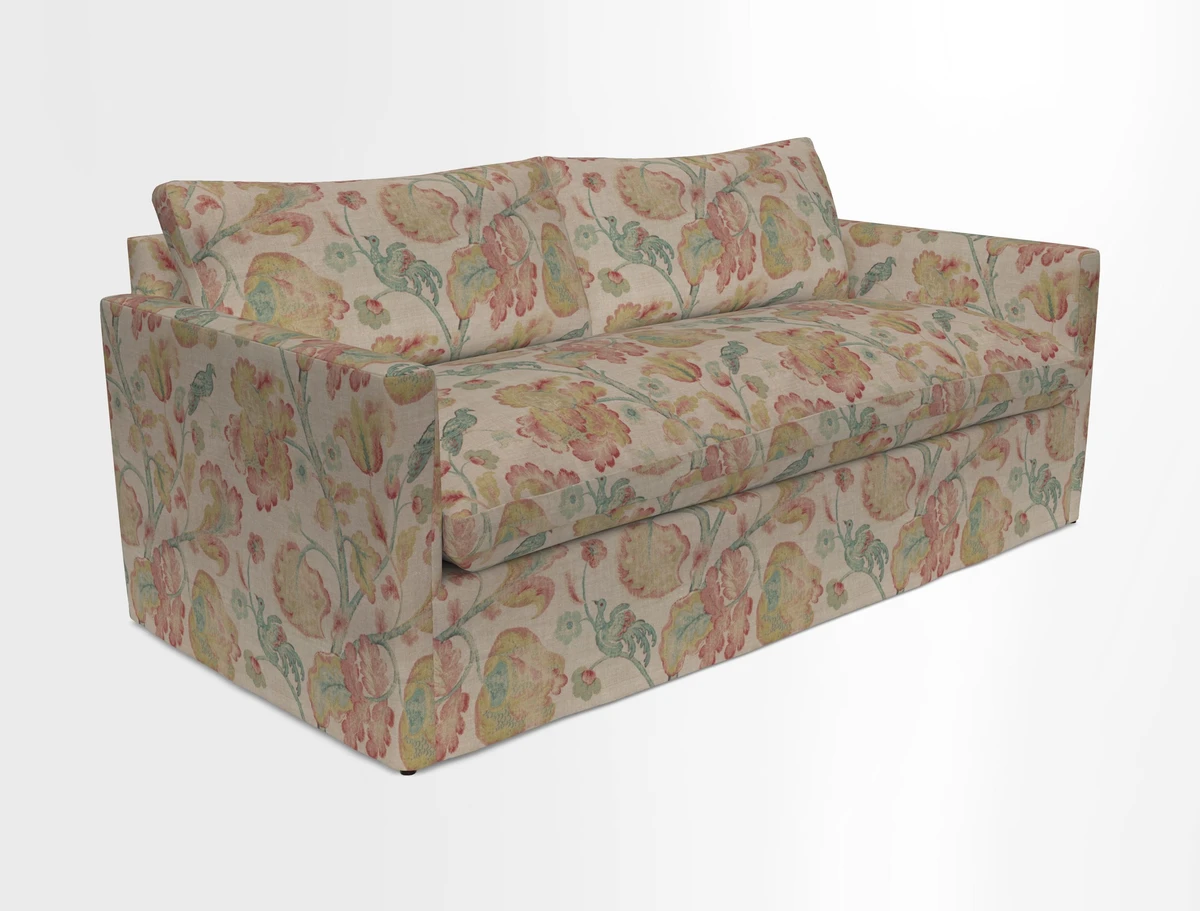 Heyshott 3 Seater Sofa in Two Tone Plain Biscuit. Loose cover option available