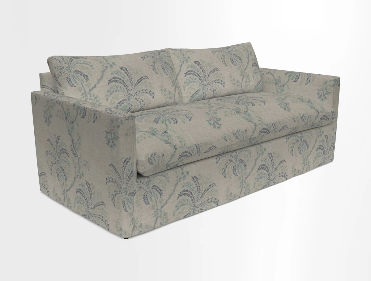 Heyshott 3 Seater Sofa in Two Tone Plain Biscuit. Loose cover option available