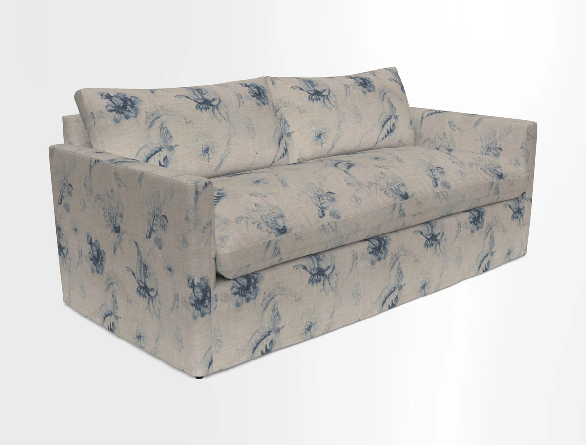Heyshott 3 Seater Sofa in Two Tone Plain Biscuit. Loose cover option available