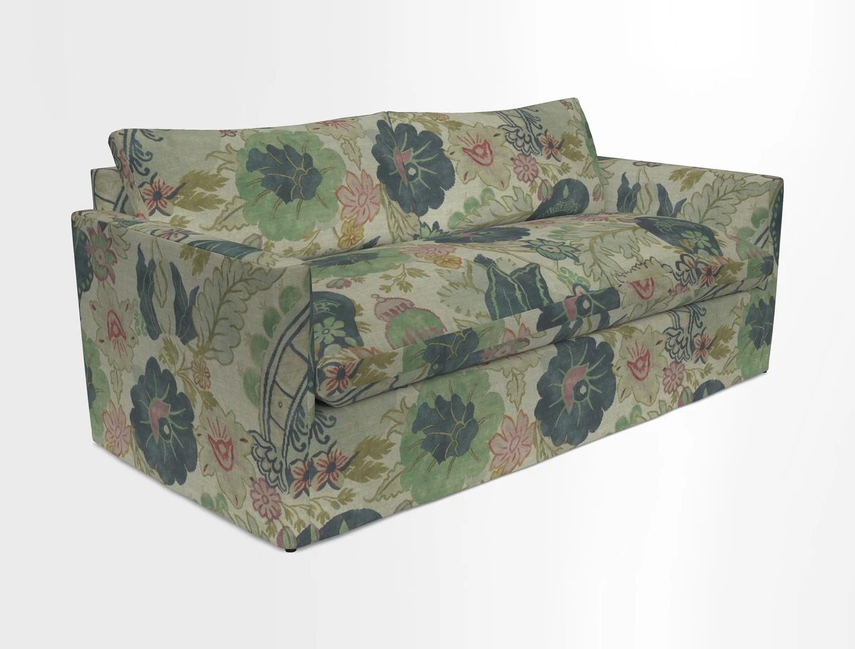 Heyshott 3 Seater Sofa in Two Tone Plain Biscuit. Loose cover option available