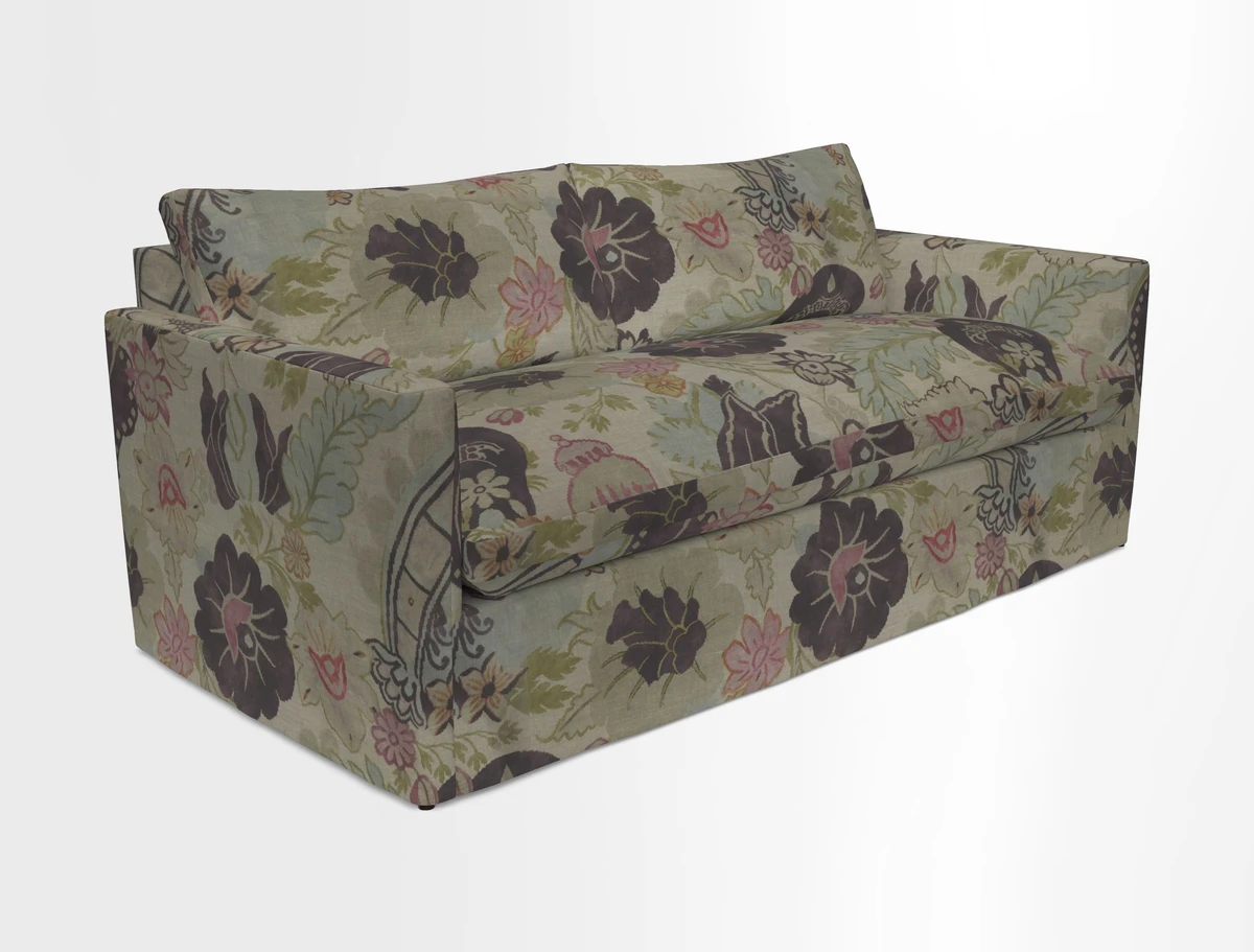 Heyshott 3 Seater Sofa in Two Tone Plain Biscuit. Loose cover option available