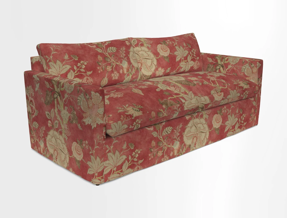 Heyshott 3 Seater Sofa in Two Tone Plain Biscuit. Loose cover option available