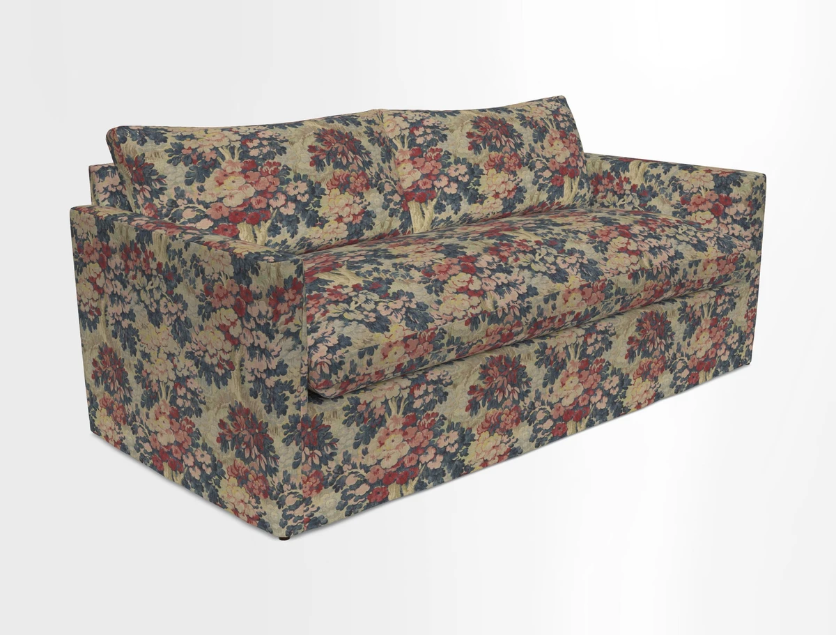 Heyshott 3 Seater Sofa in Two Tone Plain Biscuit. Loose cover option available