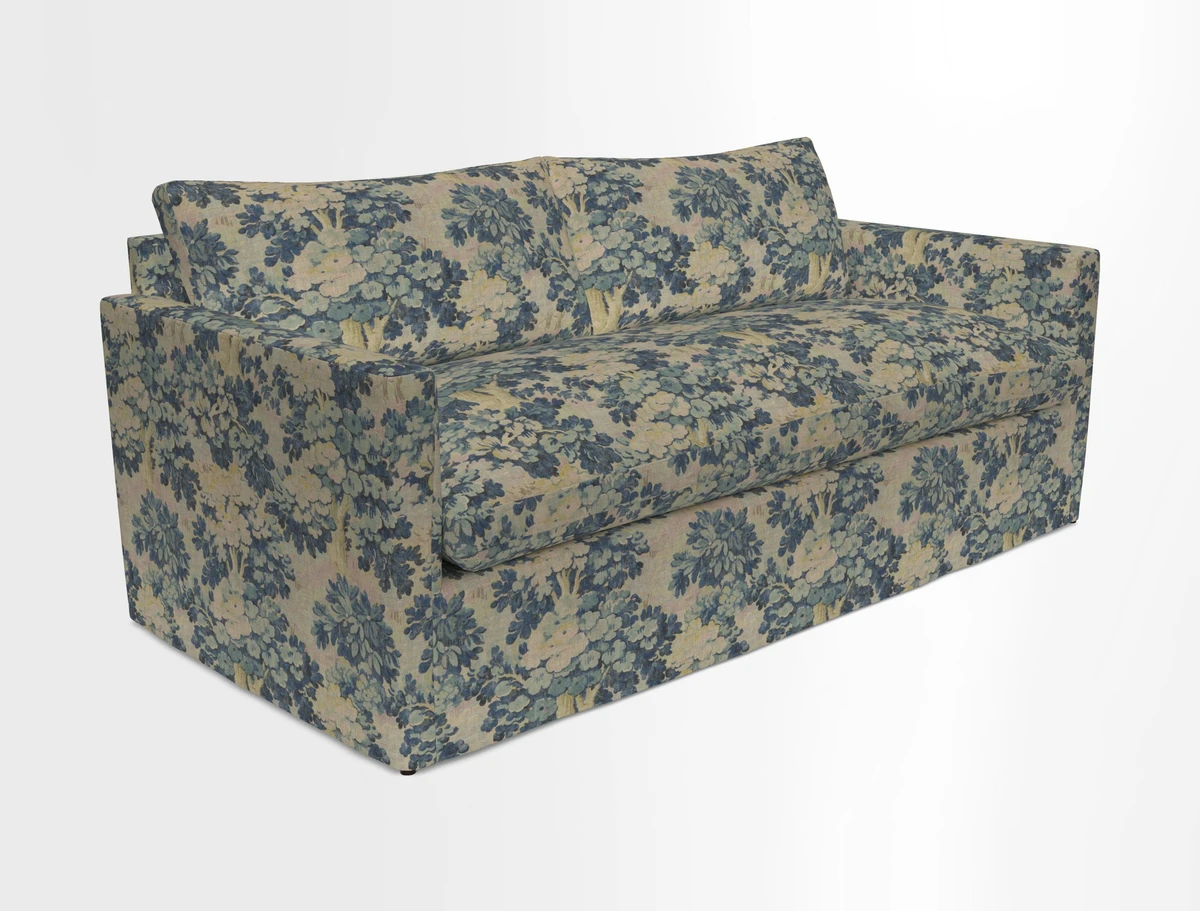 Heyshott 3 Seater Sofa in Two Tone Plain Biscuit. Loose cover option available