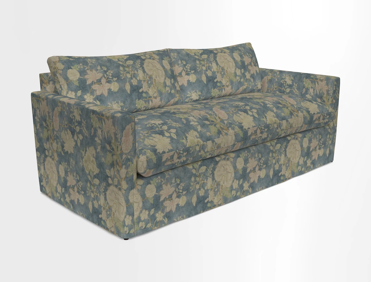 Heyshott 3 Seater Sofa in Two Tone Plain Biscuit. Loose cover option available