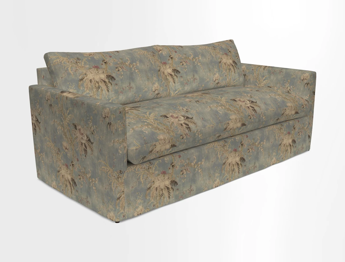 Heyshott 3 Seater Sofa in Two Tone Plain Biscuit. Loose cover option available