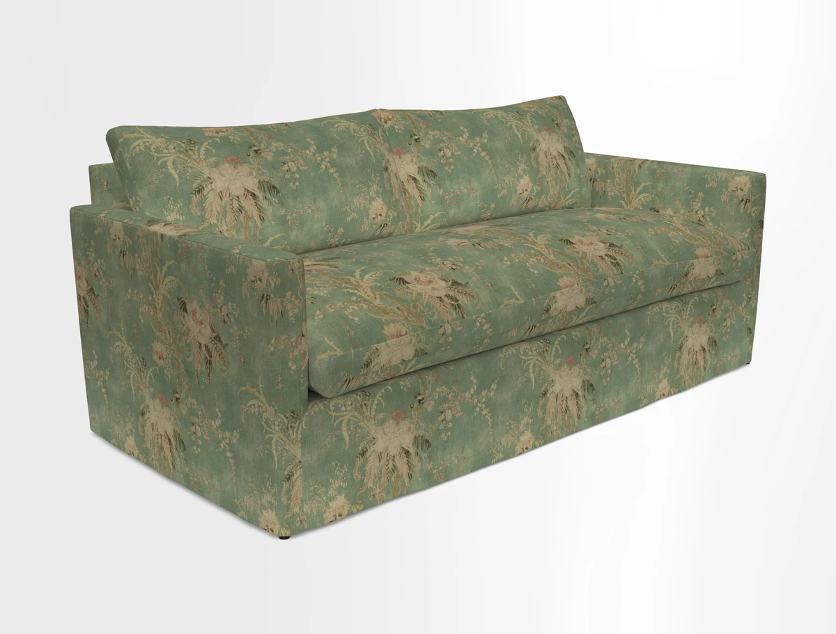 Heyshott 3 Seater Sofa in Two Tone Plain Biscuit. Loose cover option available