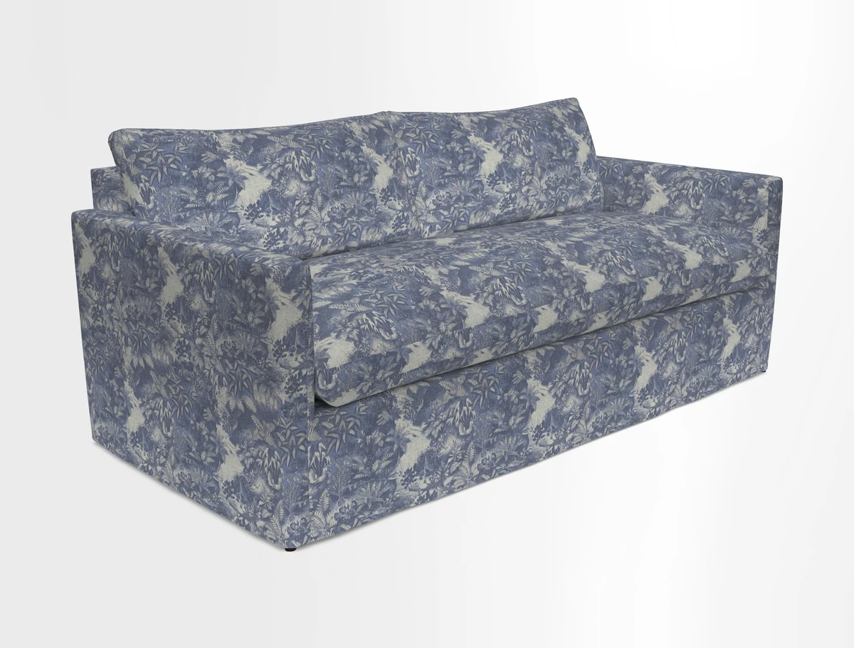 Heyshott 3 Seater Sofa in Two Tone Plain Biscuit. Loose cover option available