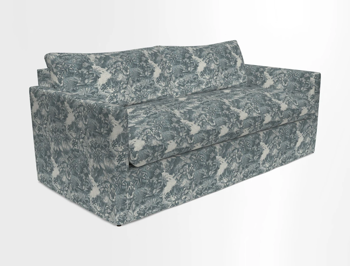 Heyshott 3 Seater Sofa in Two Tone Plain Biscuit. Loose cover option available