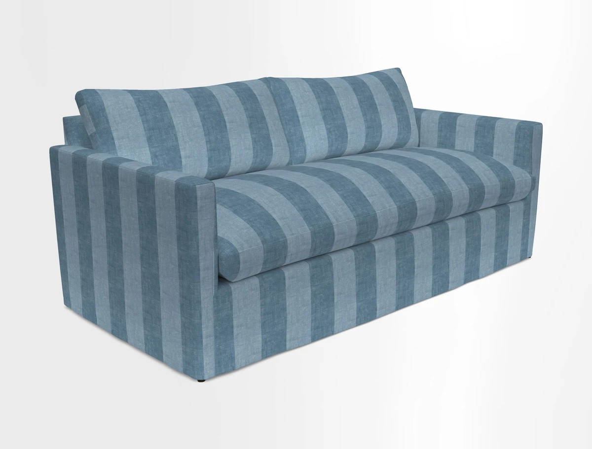 Heyshott 3 Seater Sofa in Two Tone Plain Biscuit. Loose cover option available