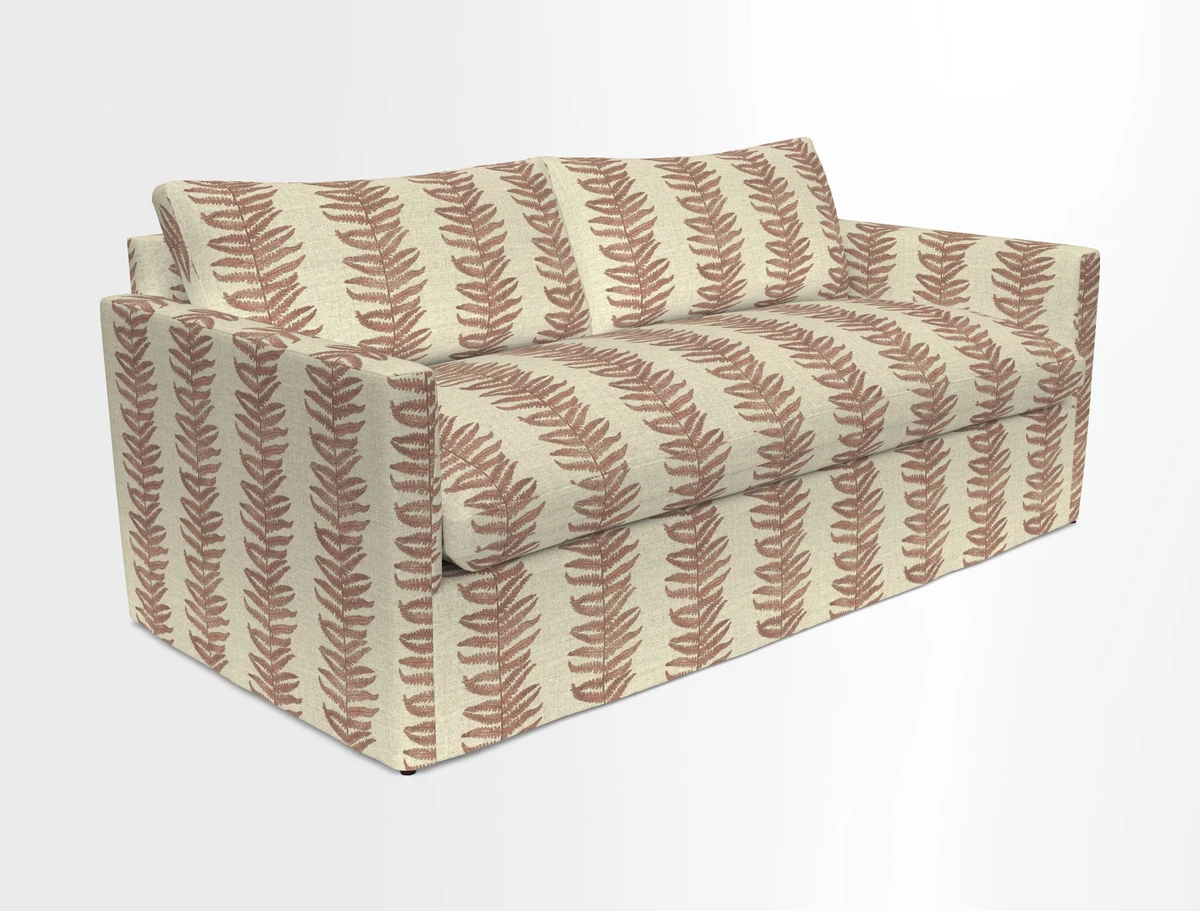 Heyshott 3 Seater Sofa in Two Tone Plain Biscuit. Loose cover option available