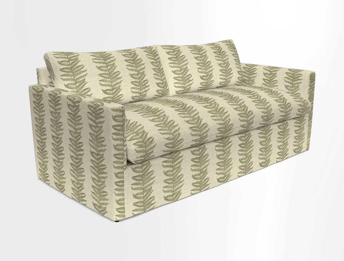 Heyshott 3 Seater Sofa in Two Tone Plain Biscuit. Loose cover option available
