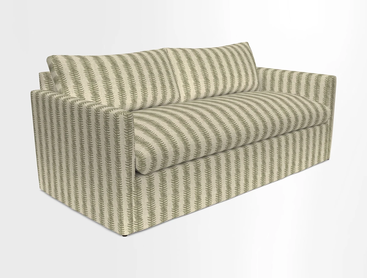 Heyshott 3 Seater Sofa in Two Tone Plain Biscuit. Loose cover option available