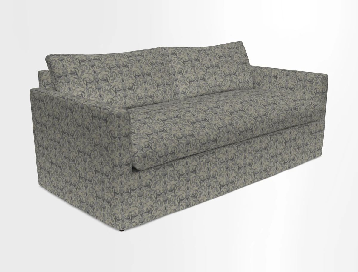 Heyshott 3 Seater Sofa in Two Tone Plain Biscuit. Loose cover option available